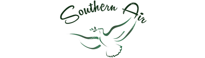 Southern Air Charter Southern Air Charter logo with name (dark)