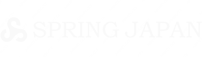 Spring Japan Spring Japan logo with name (dark)