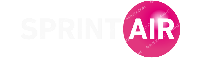 SprintAir SprintAir logo with name (dark)