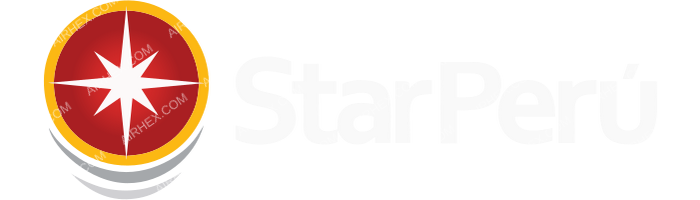 Star Peru Star Peru logo with name (dark)