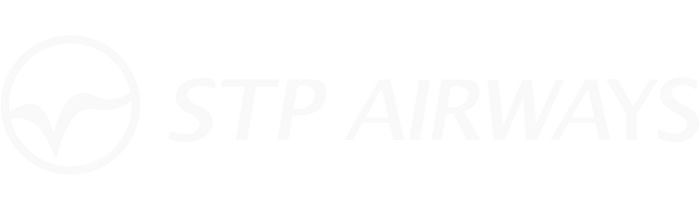 STP Airways STP Airways logo with name (dark)
