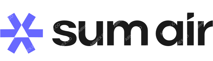 SUM Air SUM Air logo with name