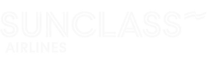 Sunclass Airlines Sunclass Airlines logo with name (dark)