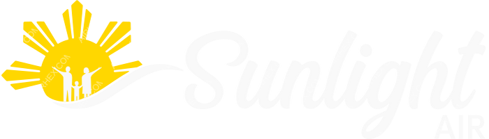 Sunlight Air Sunlight Air logo with name (dark)