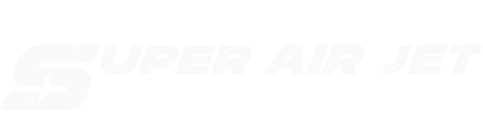 Super Air Jet Super Air Jet logo with name (dark)