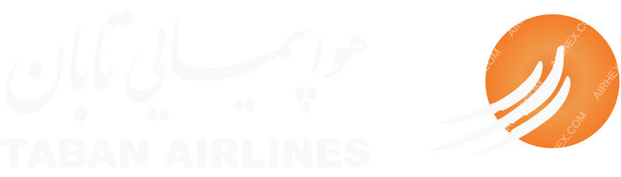 Taban Airlines Taban Airlines logo with name (dark)