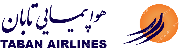 Taban Airlines Taban Airlines logo with name