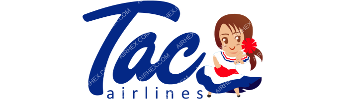 TAC Airlines TAC Airlines logo with name