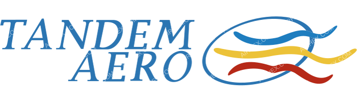 Tandem Aero Tandem Aero logo with name (dark)