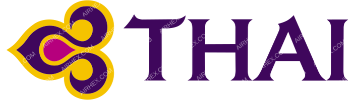 THAI Airways THAI Airways logo with name