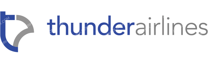 Thunder Airlines Thunder Airlines logo with name