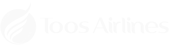 Toos Airline Toos Airline logo with name (dark)