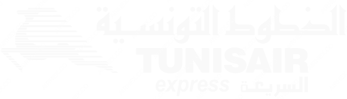 Tunisair Express Tunisair Express logo with name (dark)