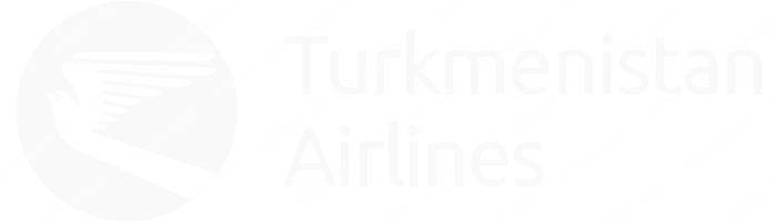 Turkmenistan Airlines Turkmenistan Airlines logo with name (dark)