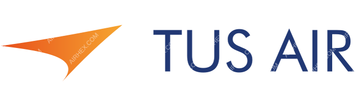 Tus Airways Tus Airways logo with name