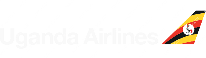 Uganda Airlines Uganda Airlines logo with name (dark)