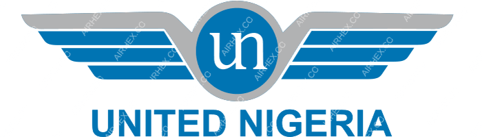 United Nigeria Airlines United Nigeria Airlines logo with name