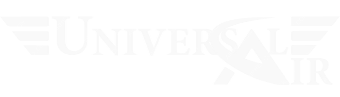 Universal Air Universal Air logo with name (dark)
