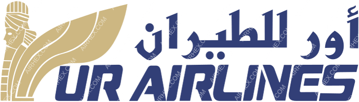 UR Airlines UR Airlines logo with name