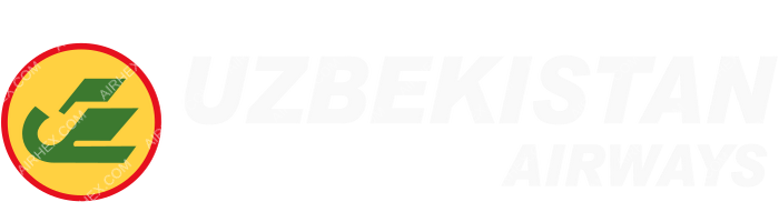 Uzbekistan Airways Uzbekistan Airways logo with name (dark)