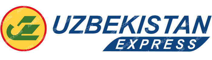 Uzbekistan Express Uzbekistan Express logo with name