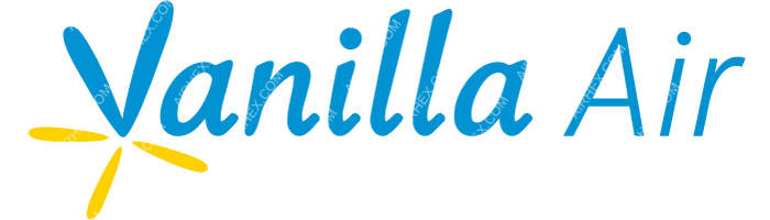 Vanilla Air Vanilla Air logo with name (dark)