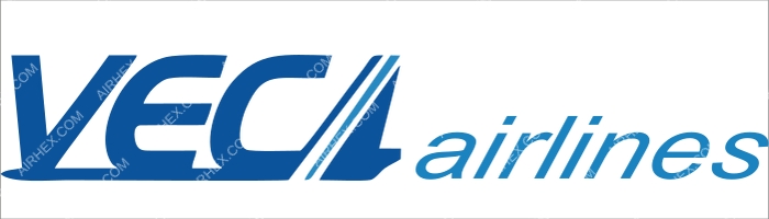 VECA Airlines VECA Airlines logo with name (dark)