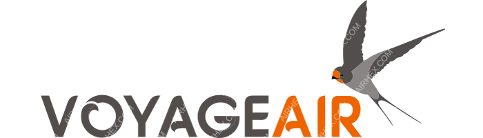 Voyage Air Voyage Air logo with name (dark)