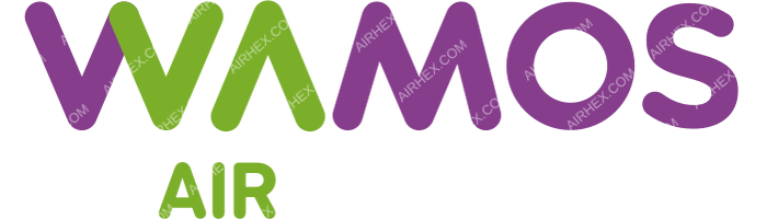 Wamos Air Wamos Air logo with name