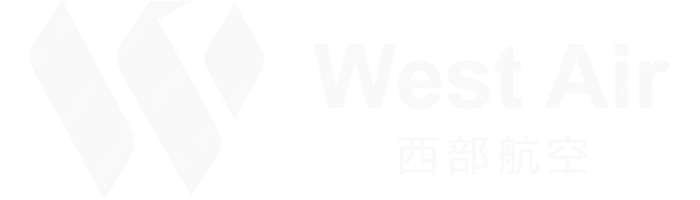 West Air West Air logo with name (dark)