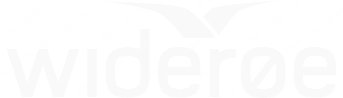 Widerøe Widerøe logo with name (dark)