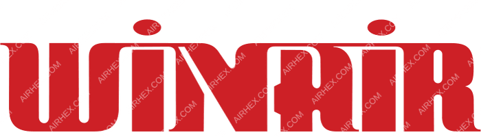 Winair Winair logo with name