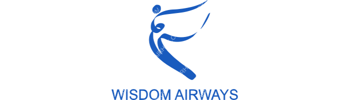 Wisdom Airways Wisdom Airways logo with name
