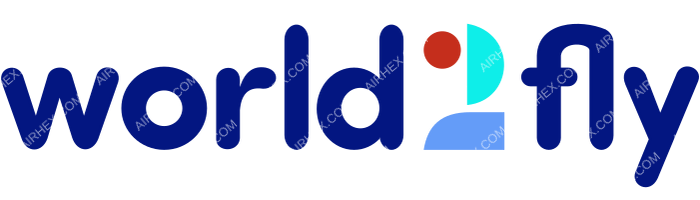 World2Fly World2Fly logo with name