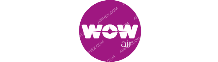 WOW Air WOW Air logo with name
