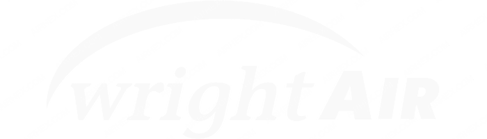 Wright Air Service Wright Air Service logo with name (dark)