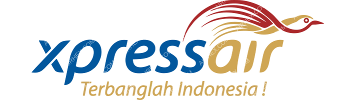 XpressAir XpressAir logo with name (dark)