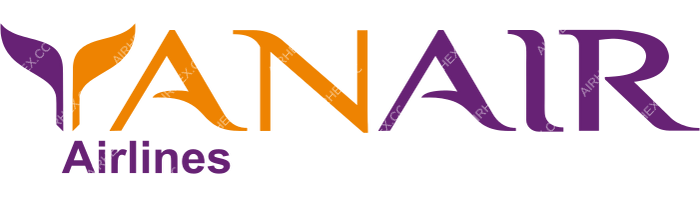 YANAIR YANAIR logo with name
