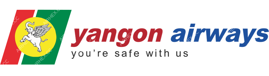 Yangon Airways Yangon Airways logo with name