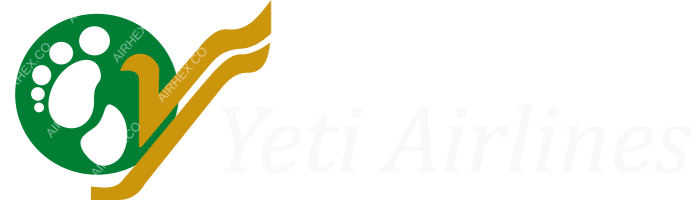 Yeti Airlines Yeti Airlines logo with name (dark)
