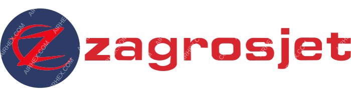 Zagrosjet Zagrosjet logo with name (dark)