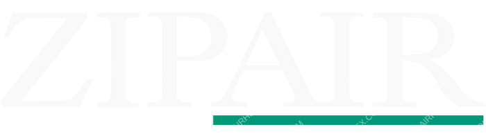 ZIPAIR ZIPAIR logo with name (dark)