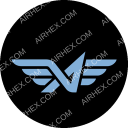 2nd Arkhangelsk United Aviation Division Circular logo (dark)