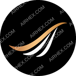 Abaeté Aviação Circular logo (dark)