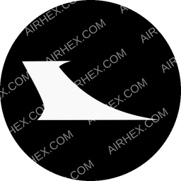 AeroBratsk Circular logo (dark)