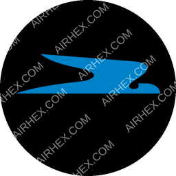 Aerolineas Argentinas Circular logo (dark)