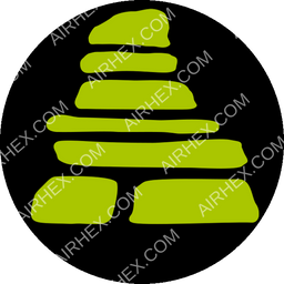 Air Borealis Circular logo (dark)