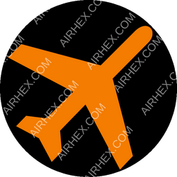 Air Flamenco Circular logo (dark)