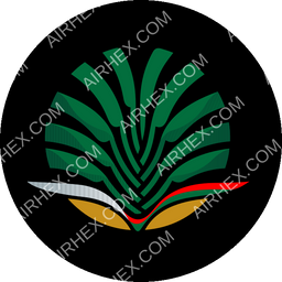 Air Madagascar Circular logo (dark)