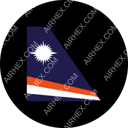Air Marshall Islands Circular logo (dark)
